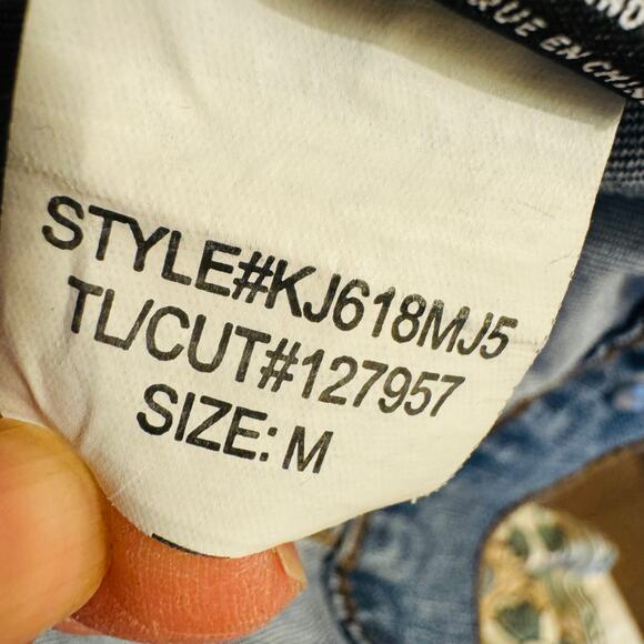 Kut from the Kloth Denim Blue Amelia Empathetic Medium Wash Jean Jacket Medium - Picture 11 of 15